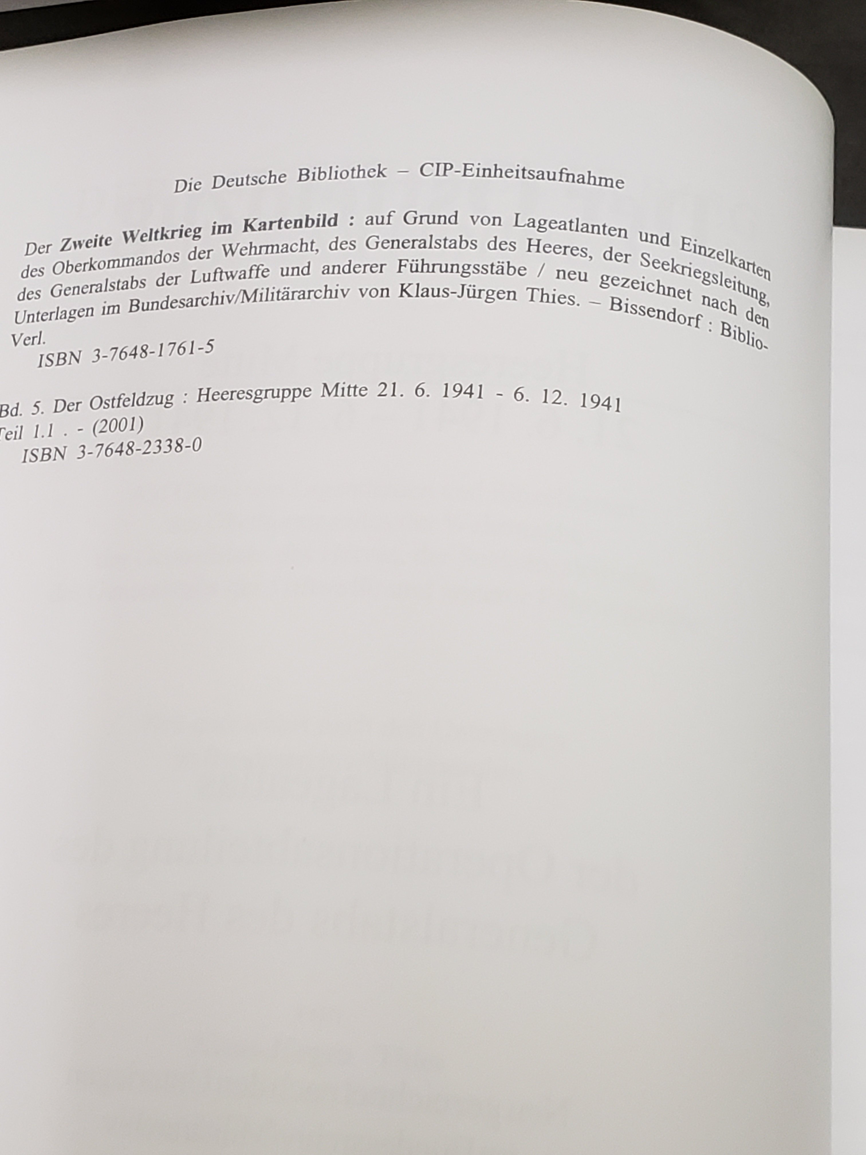 BOOK - DER OSTFELZUG HEERSGRUPE MITTE — image 5