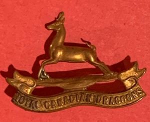 Royal Canadian Dragoons RCD Cap Badge