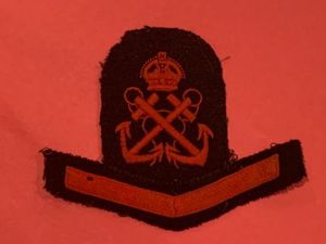 WW2 RCN Petty Officer/Good Conduct Stripe Combo - Wool