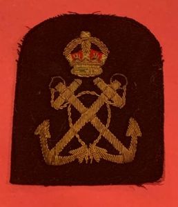WW2 RCN Petty Officer Rank Insignia - Gold Bullion
