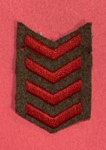 4 Years of Service Cloth Chevronrs