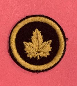 Canadian Head Quarters London Cloth Patch