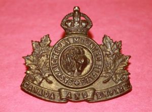 Saskatchewan Mounted Rifles Cap Badge