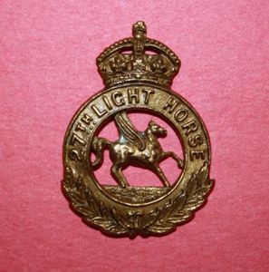 27th Saskatchewan Light Horse Right Collar Badge