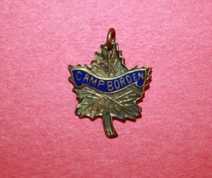 WW1 Camp Borden pendent.
