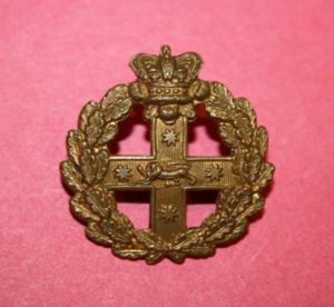 Australian New South Wales Mounted Rifles Slouch Hat Badge - …
