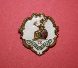WW1 The Norfolk Regiment (IX Regt of Foot) Sweetheart Pin