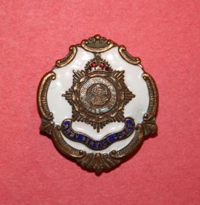 WW1 Army Service Corps Enamel Sweetheart Pin - c.1914/5
