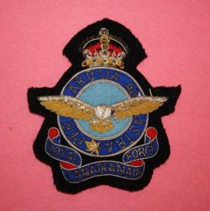 1940's RCAF Bullion Blazer Crest