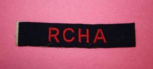 WW2 RCHA Shoulder Title