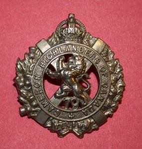 79 Cameron Highlanders of Canada Cap Badge - Pre WW1 …