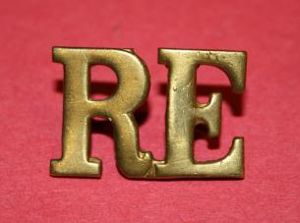 WW1 RE Shoulder Title