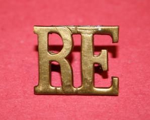 WW1 RE Shoulder Title