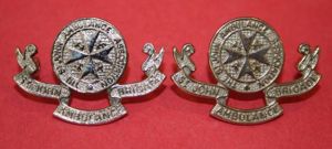 WW2 St John Ambulance Brigade Collars