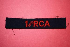 1 MED RCA Shoulder Flash