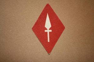 WW2 British 1st Corps Formation Patch - Canvas