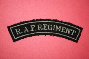 RAF Regiment Wool Shoulder Title