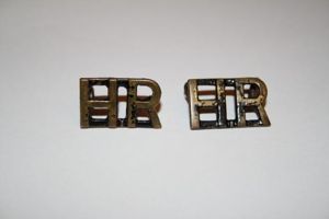 Halifax Rifles Matched Pair of Shoulder Titles - 1923 dated