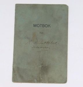 Swedish Merchant Marine Pay Book - WW2