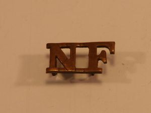 Northumberland Fusiliers Title - WW1