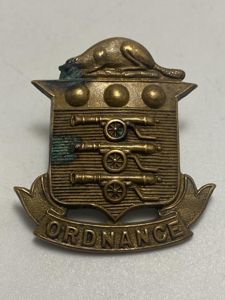 WW1 Canadian Royal Ordnance Corps Cap Badge