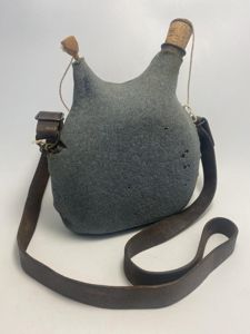 WW1 French Army Water Bottle with Shoulder Strap