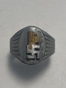 North African Made Italian German Fascist Ring