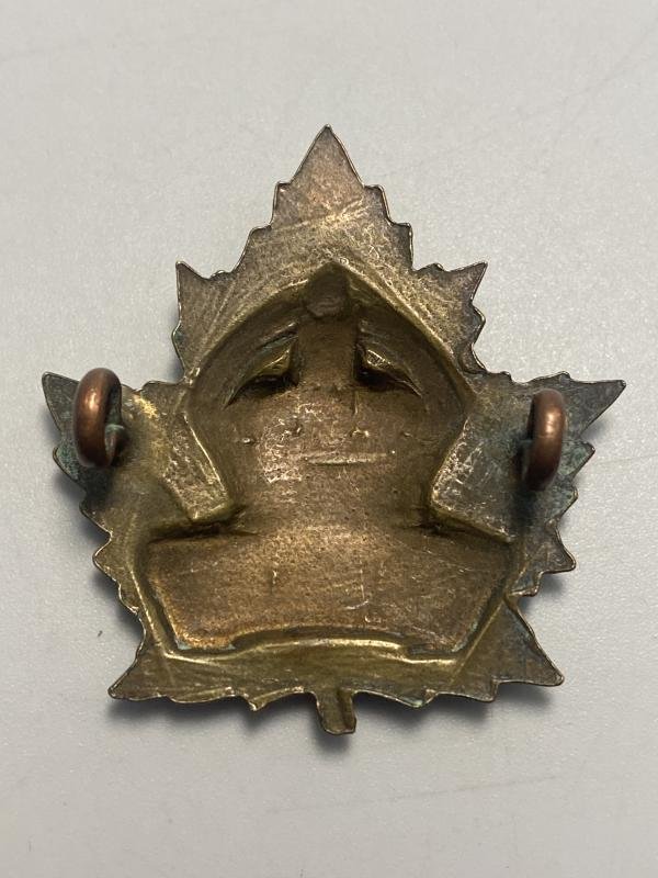 WW1 Canadian General Service Cap Badge CEF — image 2