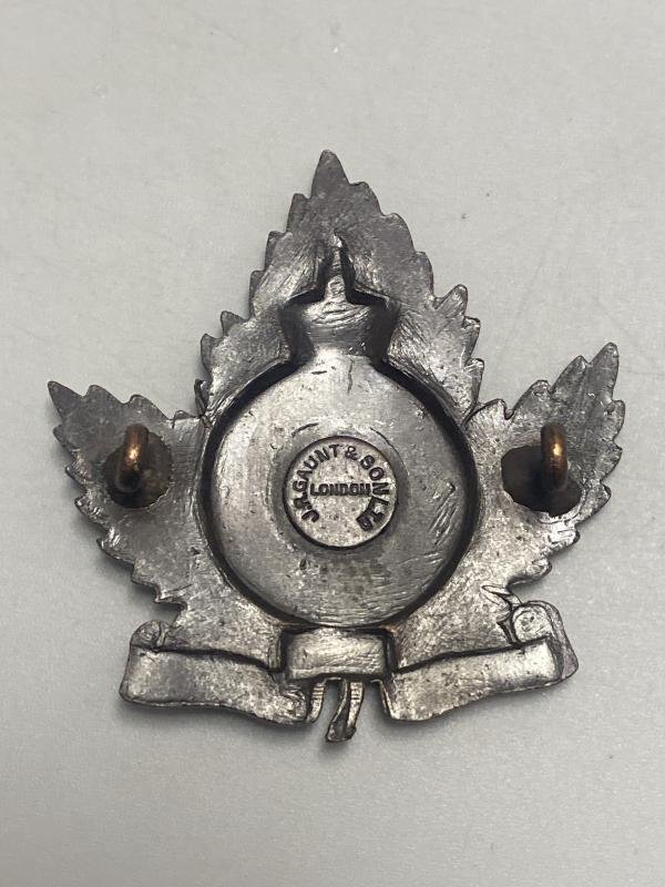 Canadian 19th Lincoln Regiment Cap Badge — image 2