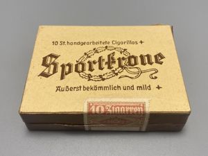 1930s/1940s Third Reich Period Sportkrone Cigarillos X10 Unused