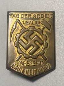 NSBO Tag Der Arbeit 1. Mai 1933 Gau Rheinpfalz