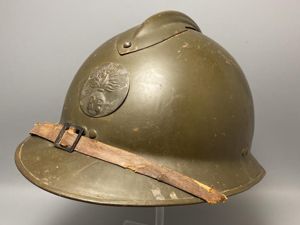 WW2 M26 French Army Helmet with Liner & Chinstrap