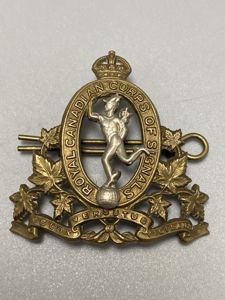 WW2 Royal Canadian Corps of Signals Cap Badge