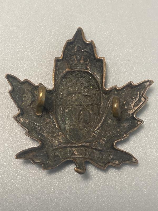 WW1 CEF 94th Battalion (New Ontario) Cap Badge — image 2