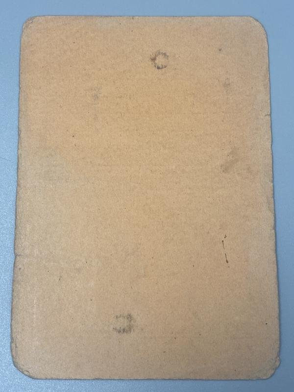 WW2 Female Polish Workers Card January 1942 Nazi Occupation — image 2