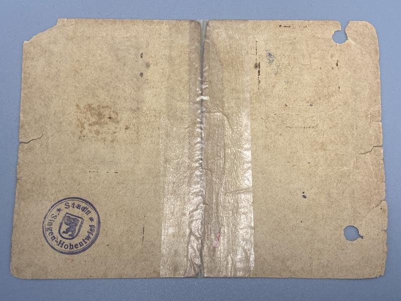 WW2 Polish Workers Card Reichbahn Operative Nazi Occupation — image 2