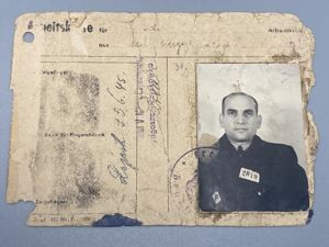 WW2 Polish Forced Labour ID Document Alfons Leppert Dated 1940