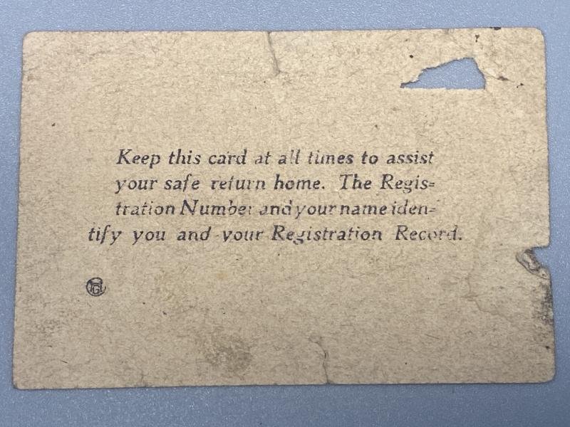 Allied Expeditionary Force Displaced Person Card Wojtczak Stanislaw — image 2