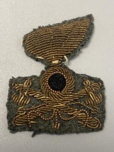 WW2 Italian Army Engineer Officers Bullion Wire Cap Badge