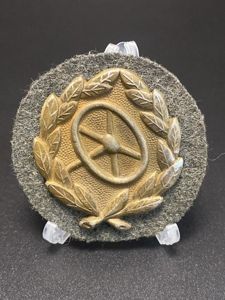 German Army Bronze Drivers Badge Made by JFS