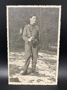 Waffen SS Photograph Postcard Size