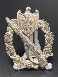 Silver Infantry Assault Badge Marked BSW