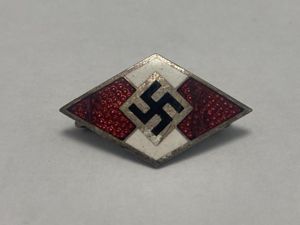 Hitler Youth Enamel Badge M1/165 Rudolf Tham