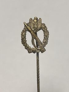 Silver Infantry Assault Badge Stick Pin
