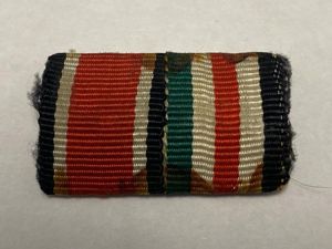 Iron Cross Second Class & Afrika Campaign Medal Ribbon Bar