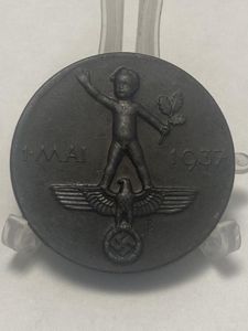 1.Mai 1937 Day Badge K.Erbacher Pforzheim