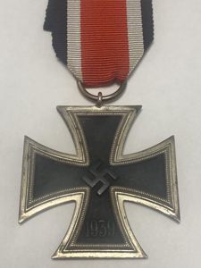 Iron Cross Second Class Unmarked Variant & Ribbon