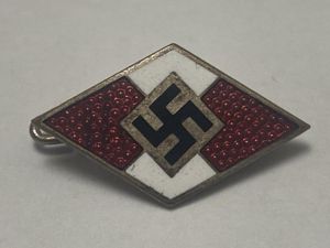 Enamelled HJ Badge RZM M1/31 Karl Pfohl