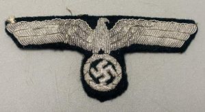 German Army Officer Wire Bullion Breast Eagle