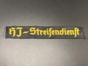 HJ Streifendienst Cuff Title